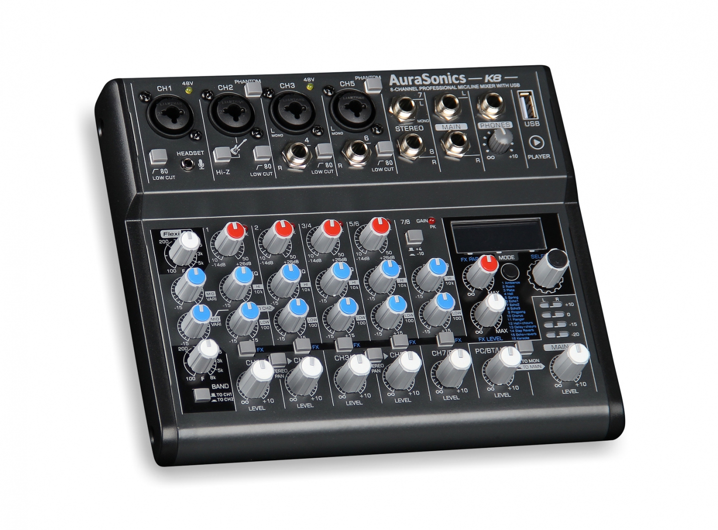 AuraSonics K8 компактный микшерный пульт в Красном Яре
