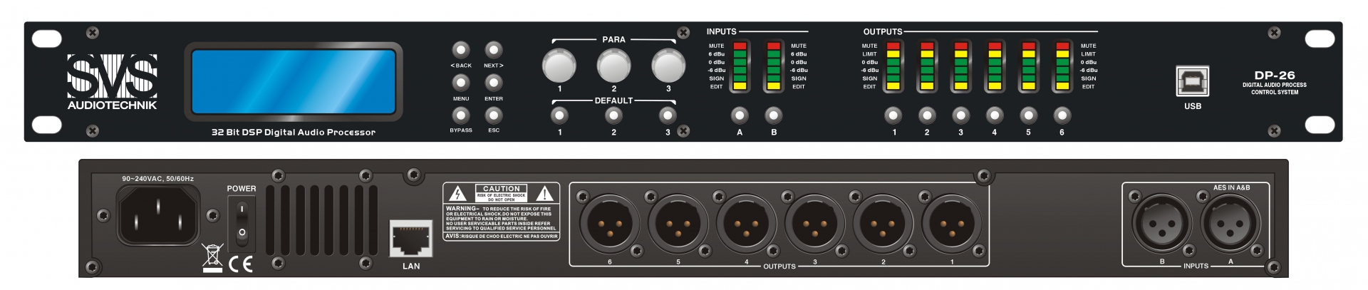 SVS Audiotechnik DP-26 Цифровой процессор: 2 входа 6 выходов в Красном Яре