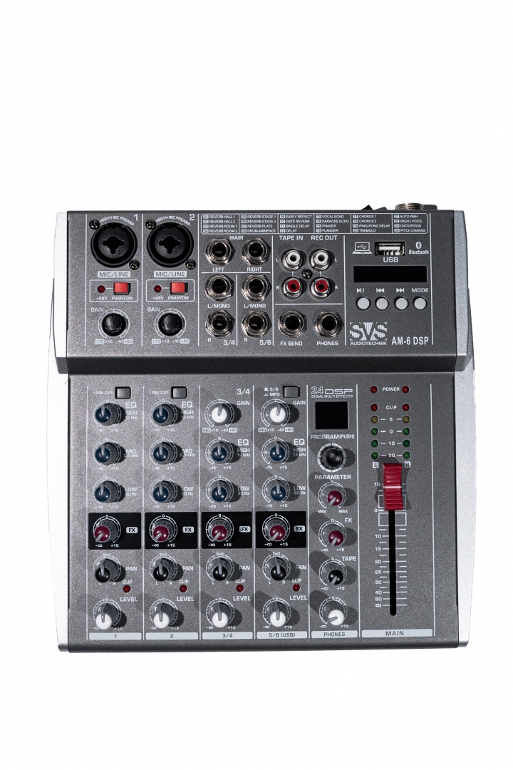 SVS Audiotechnik mixers AM-6 DSP Микшерный пульт аналоговый, 6-канальный SVS Audiotechnik mixers в Красном Яре