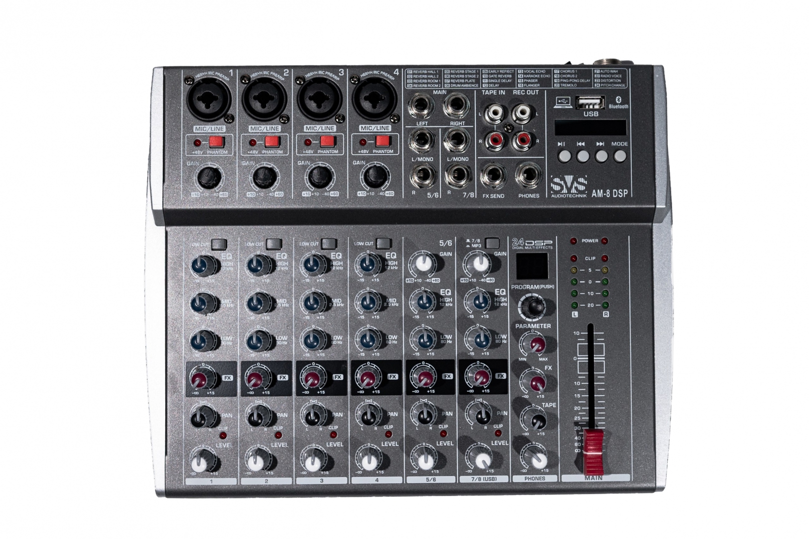 SVS Audiotechnik mixers AM-8 DSP Микшерный пульт аналоговый, 8-канальный в Красном Яре